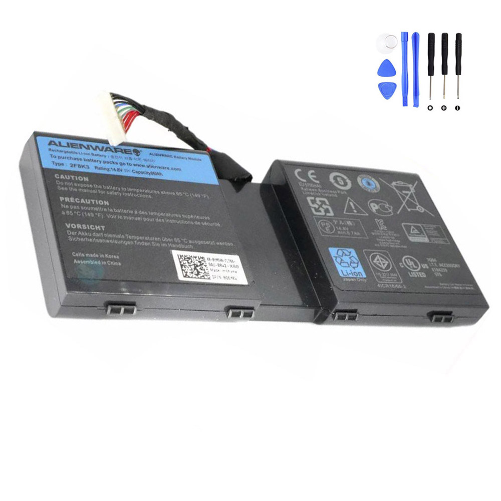 86Wh Dell 2F8K3 Battery