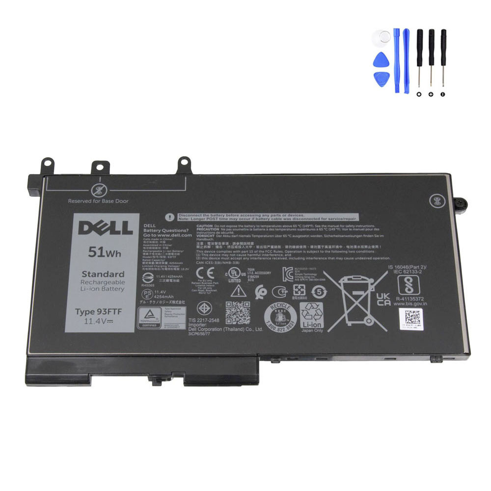 51Wh Dell 93FTF Battery