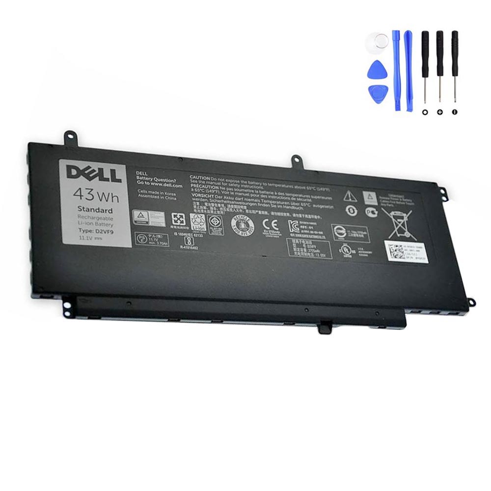 43Wh Dell D2VF9 Battery