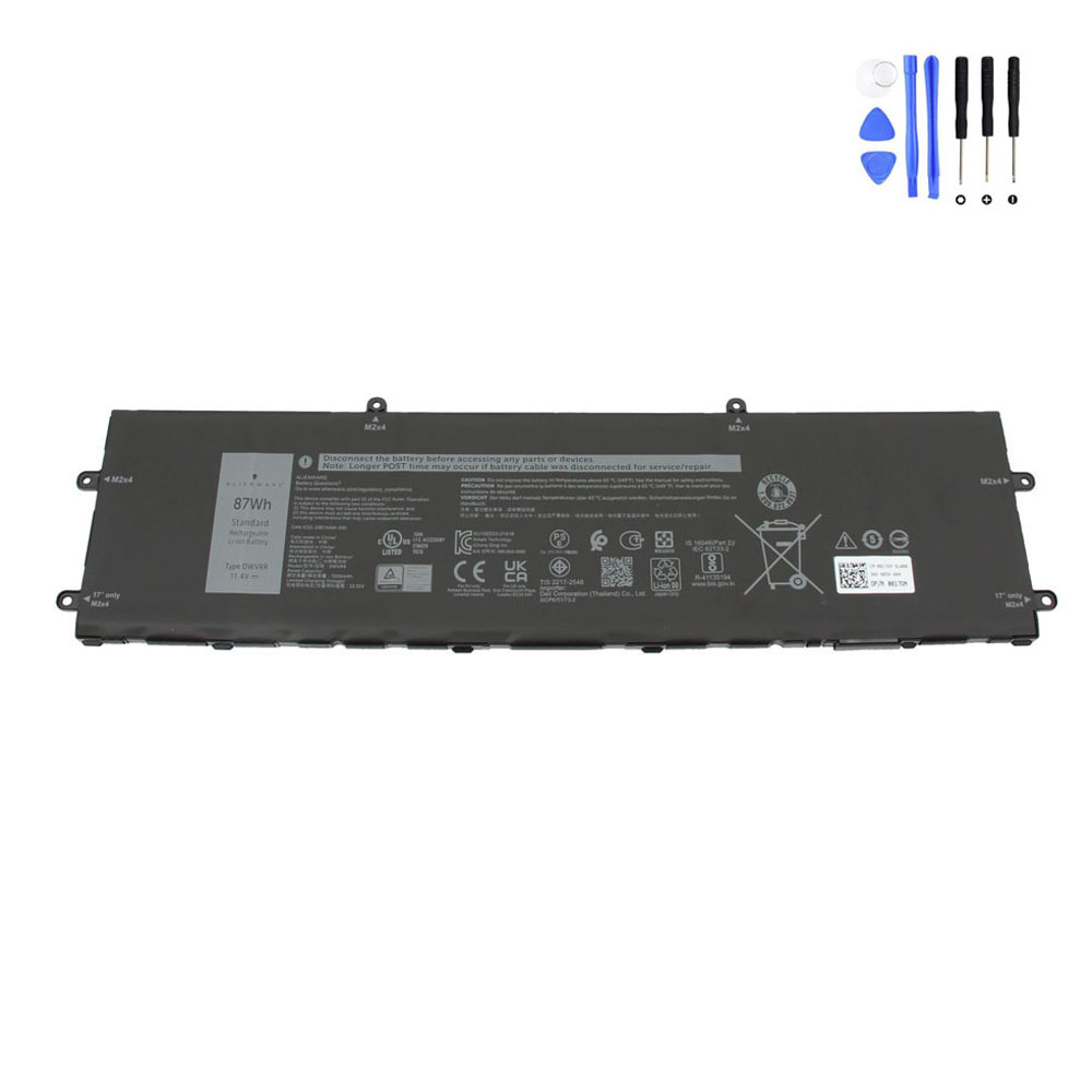 87Wh Dell DWVRR Battery