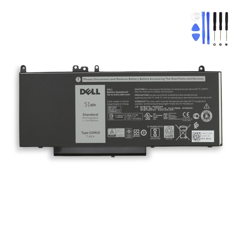 51Wh Dell G5M10 Battery