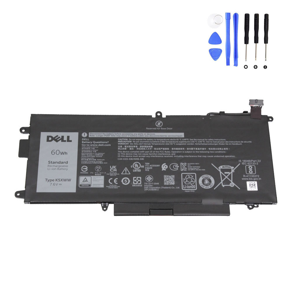 60Wh Dell K5XWW Battery