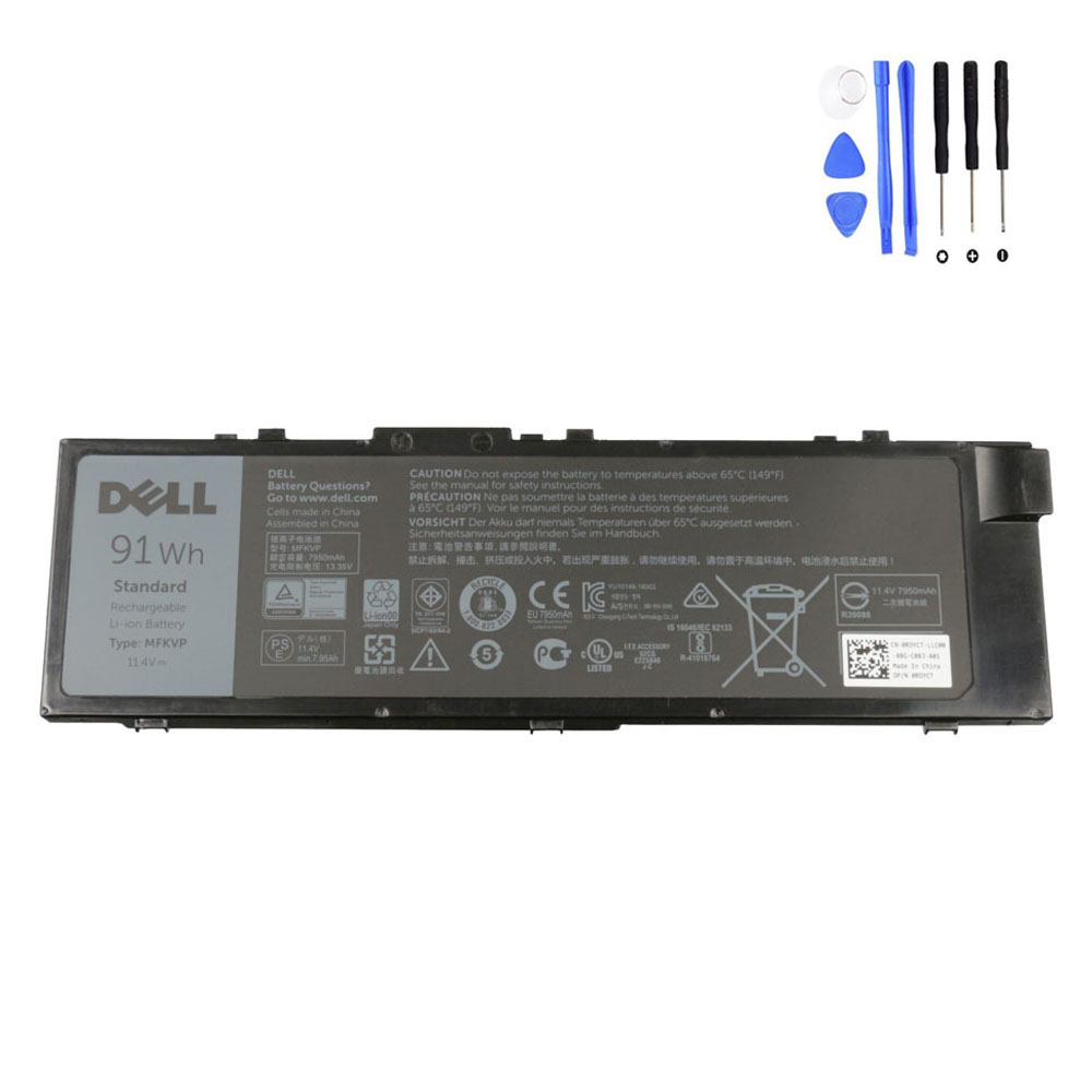 91Wh Dell MFKVP Battery