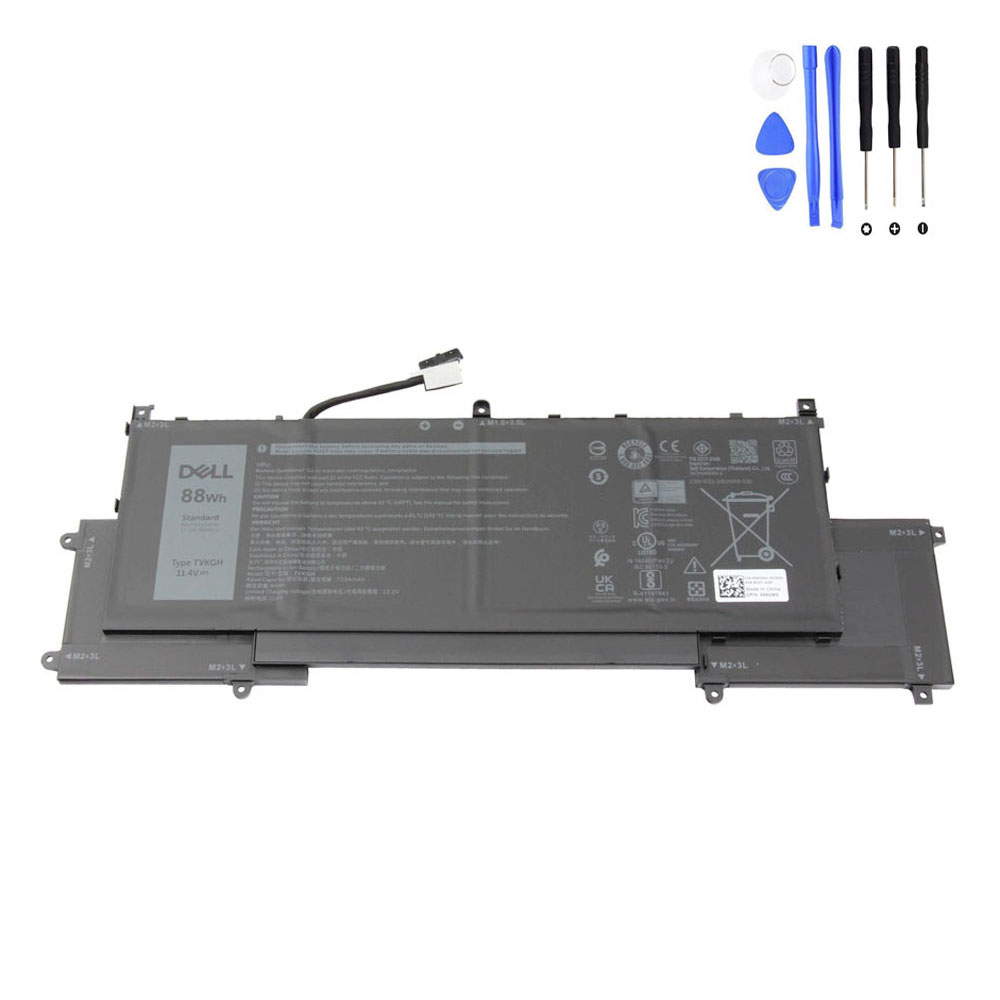 88Wh Dell TVKGH Battery