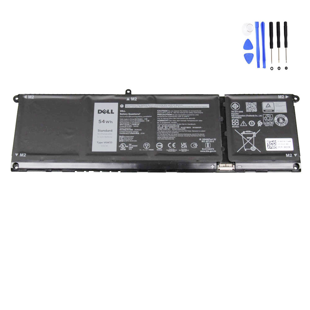 54Wh Dell V6W33 Battery