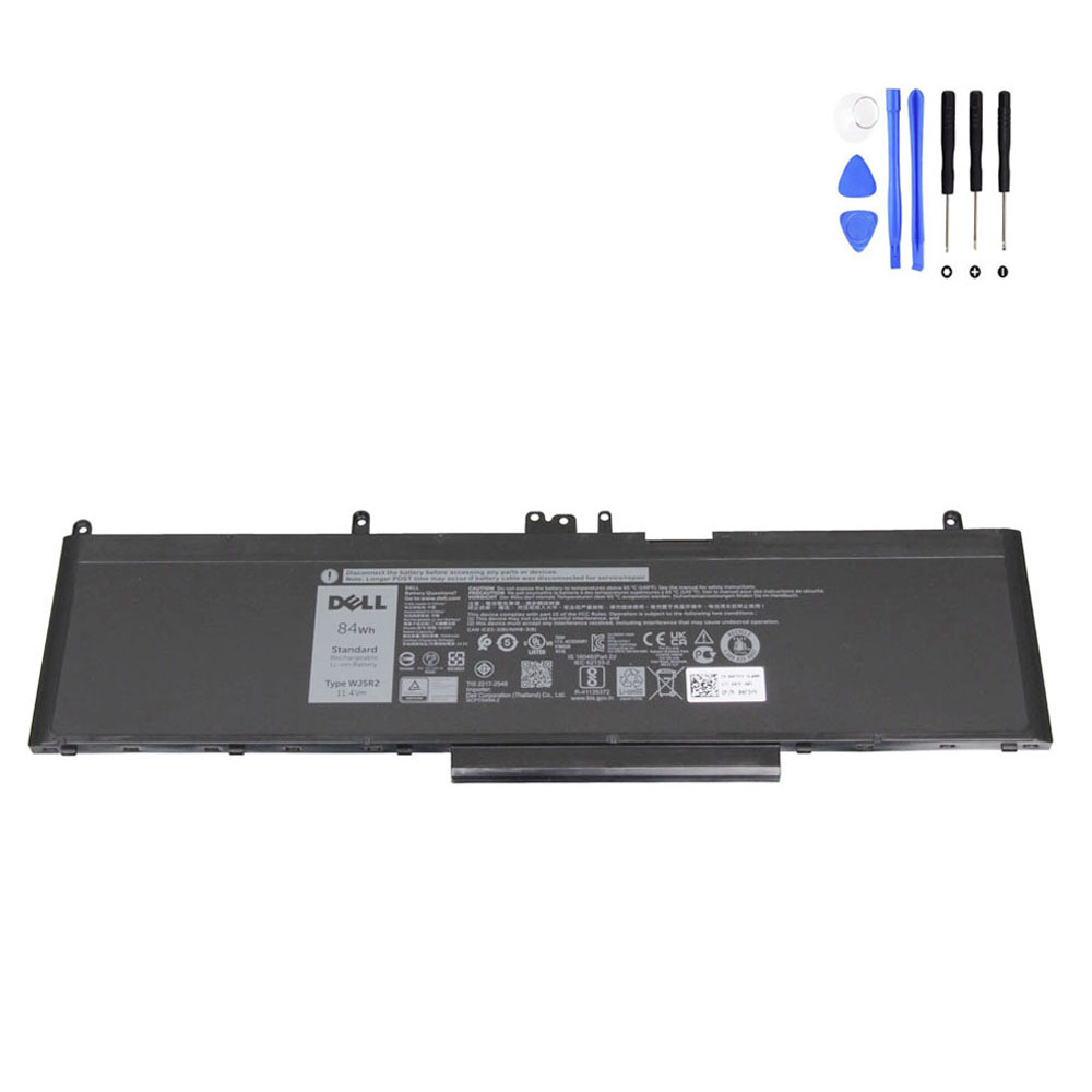 84Wh Dell WJ5R2 Battery