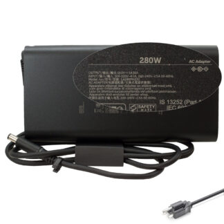 19.5V 14.36A 280W Replacement Dell 7.4mm 5.0mm Curved AC Adapter Charger