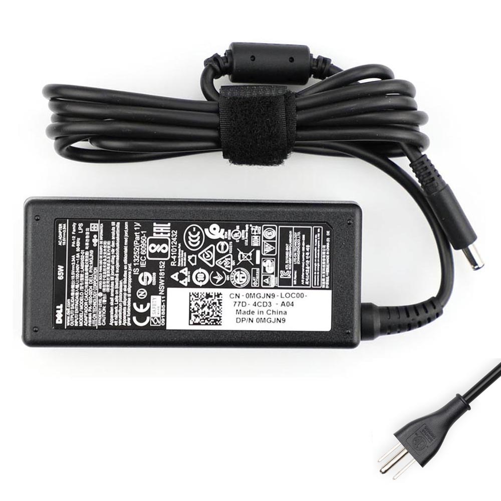 19.5V 3.34A 65W Dell 4.5mm 3.0mm AC Adapter Charger