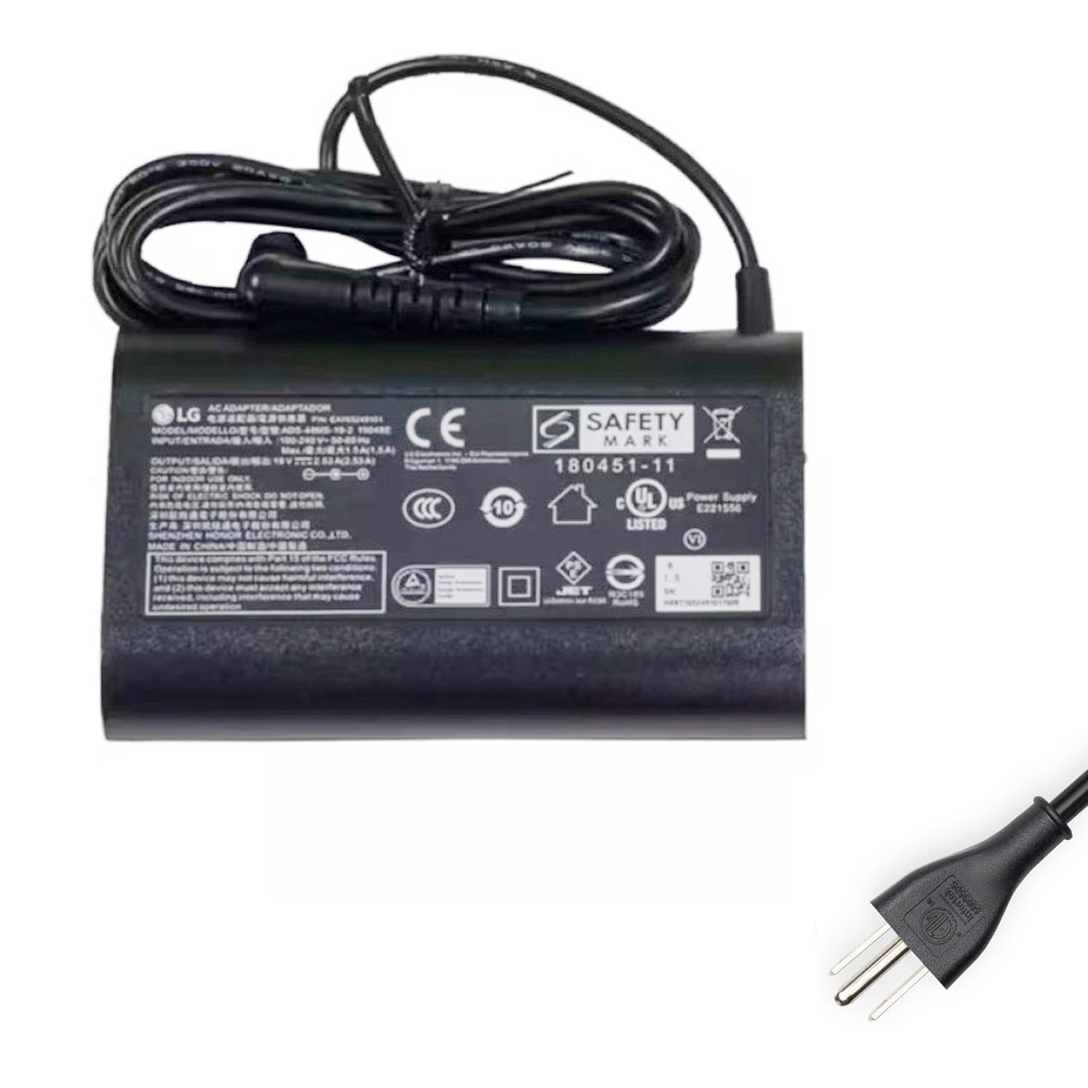 19V 2.5A 48W Delta 3.0mm 1.0mm AC Adapter Charger - Image 3