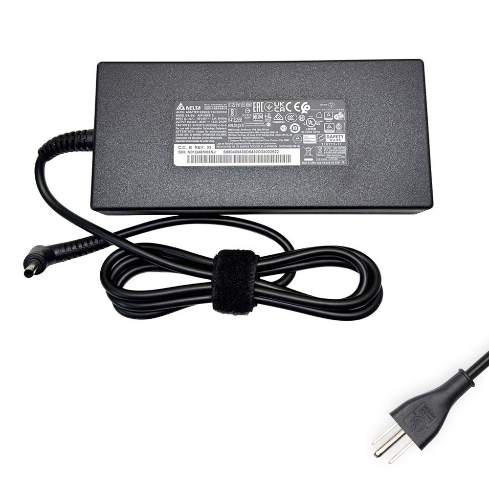 20V 11.5A 230W Delta 5.5mm 2.5mm AC Adapter Charger