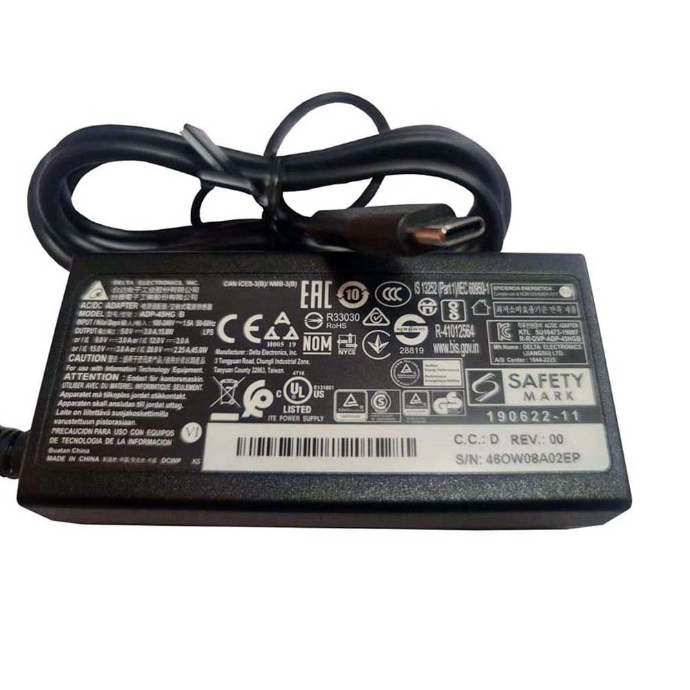 20V 2.25A 45W Delta USB-C Adapter Charger - Image 3