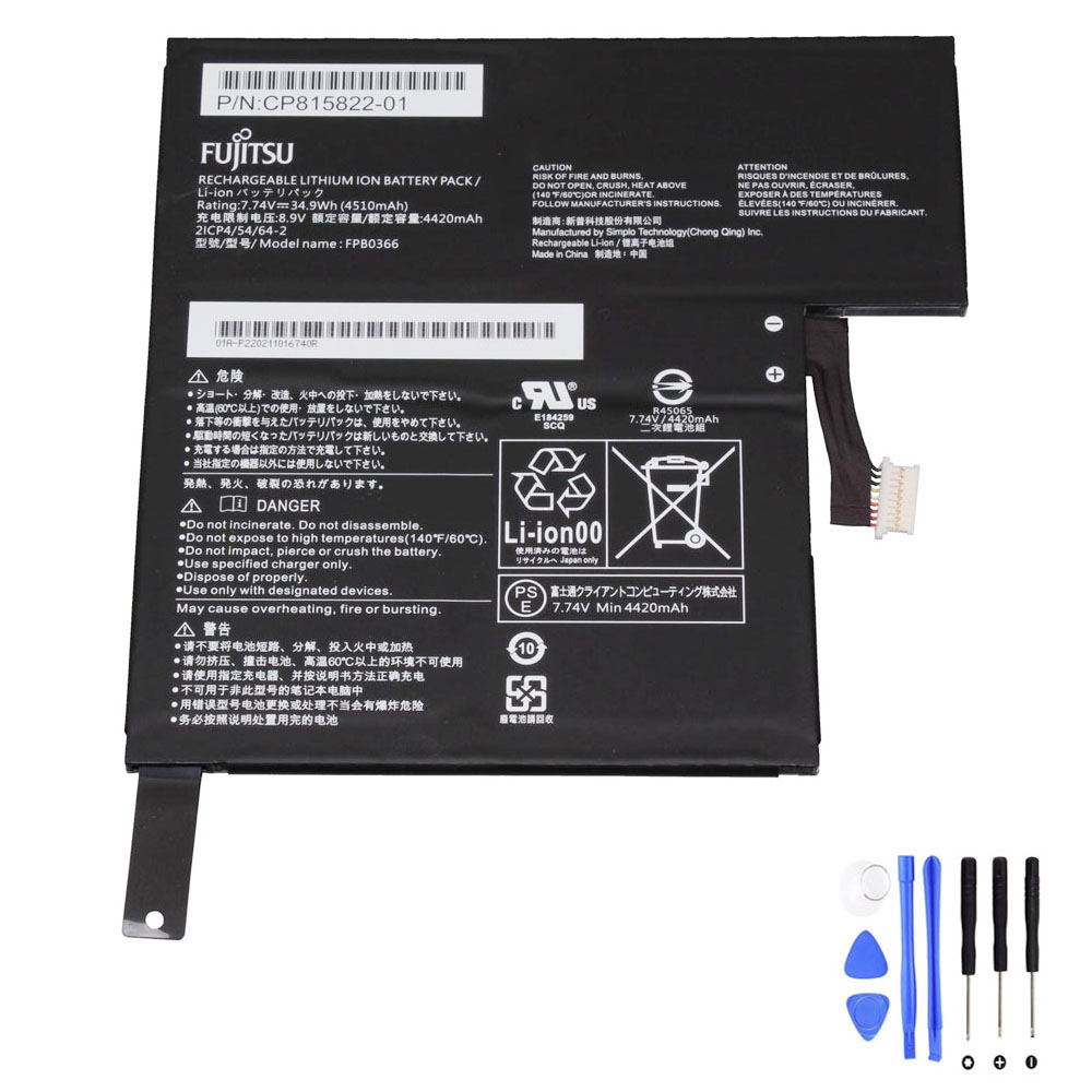 34.9Wh Fujitsu FPB0366 Battery