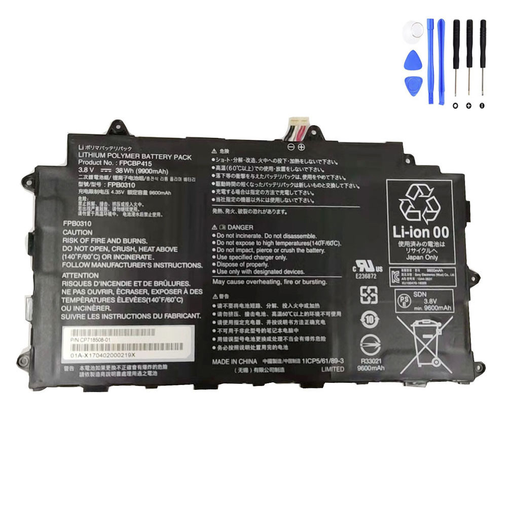 38Wh Fujitsu FPCBP415 Battery