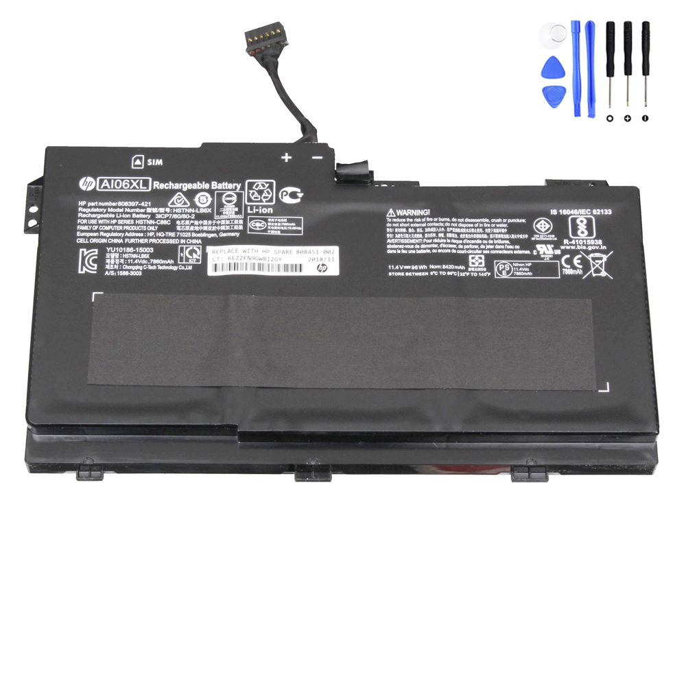 96Wh HP ZBook 17 G3 AI06XL Battery