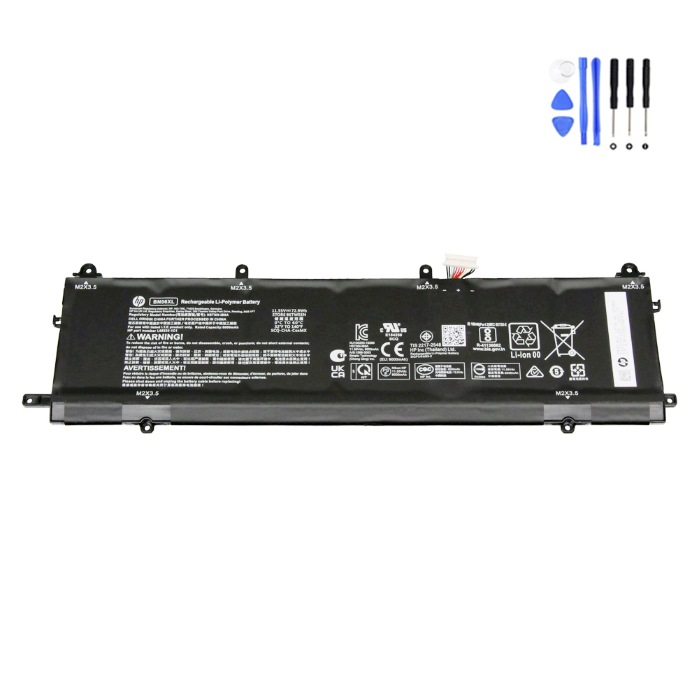 72.9Wh HP BN06XL Battery