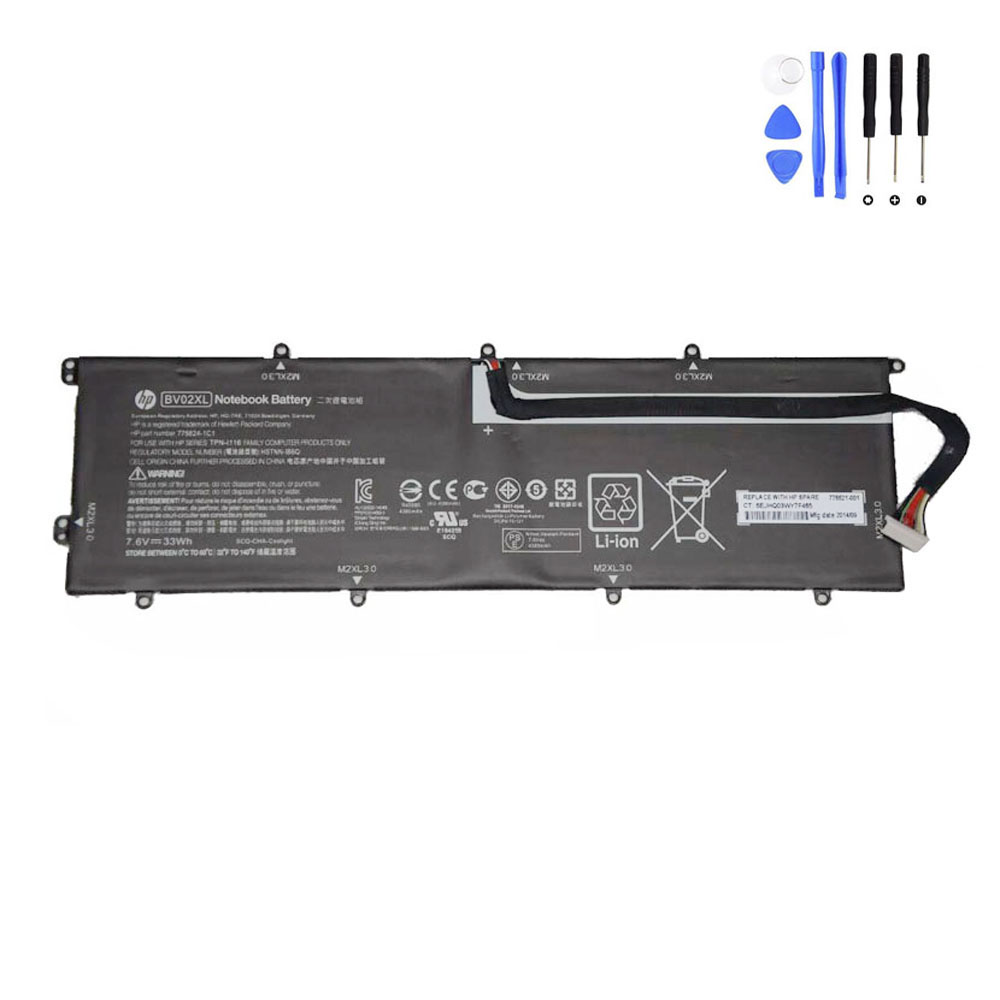 33Wh HP BV02XL Battery