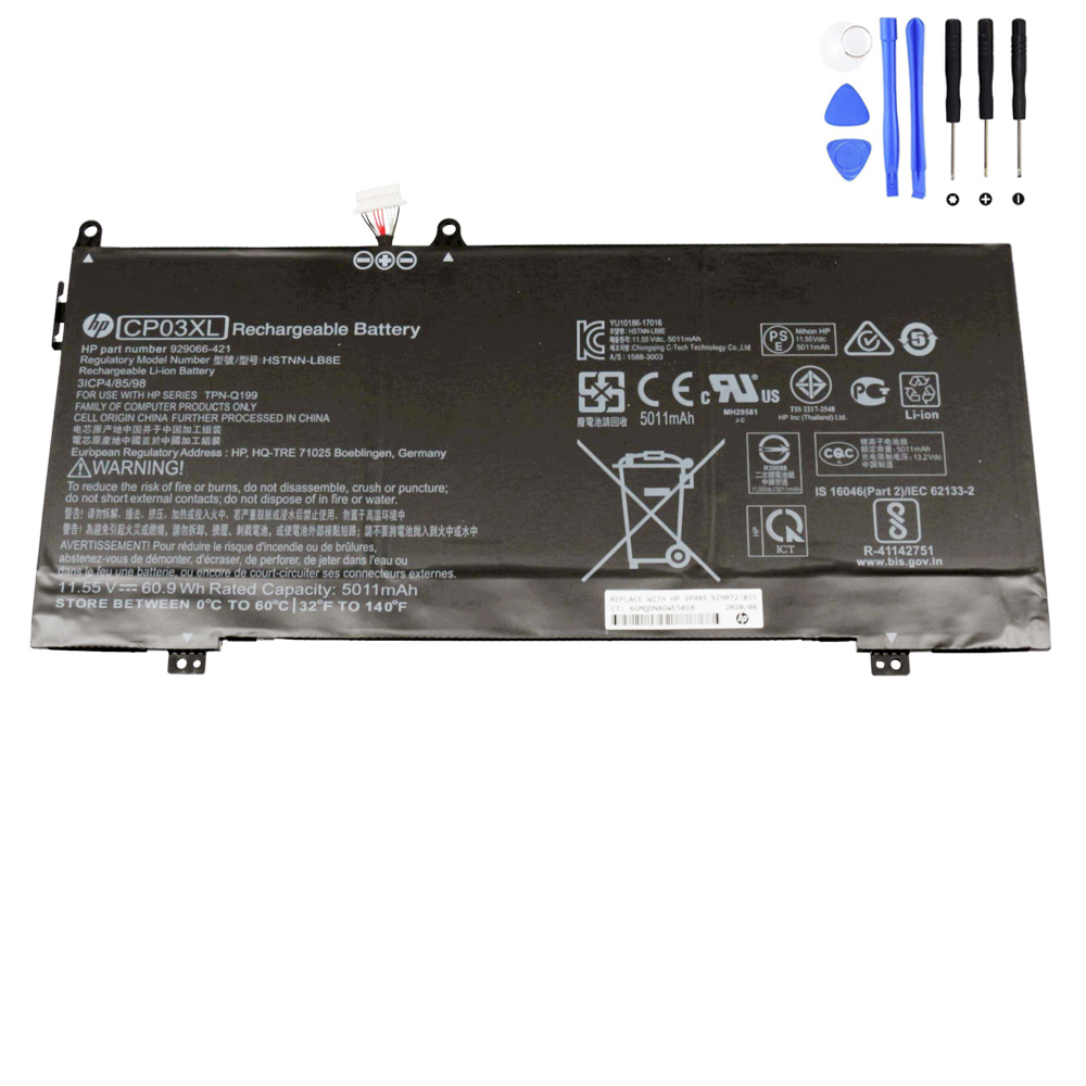 HP CP03XL 60.9Wh battery for Spectre x360 13-ae000