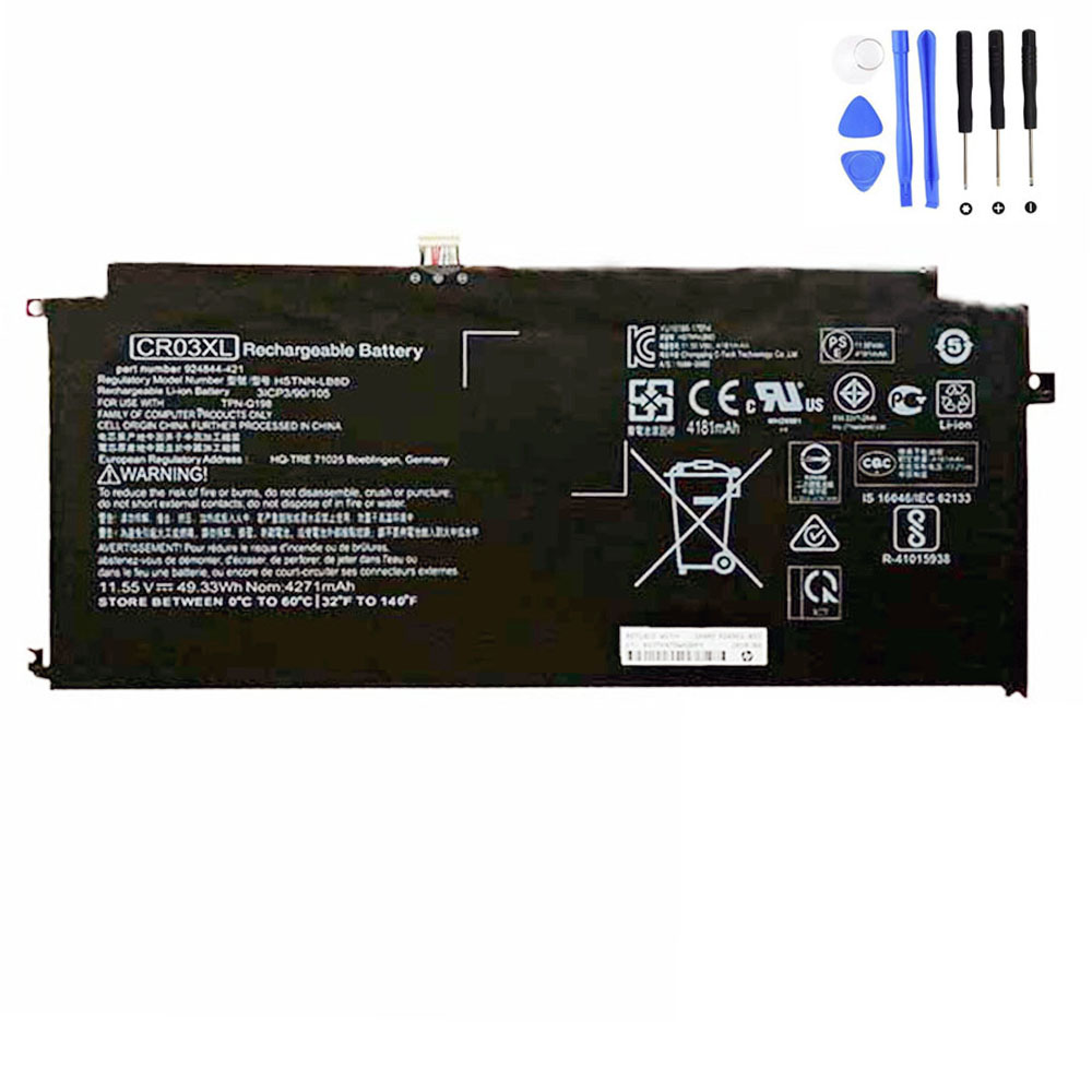 49.33Wh HP CR03XL Battery