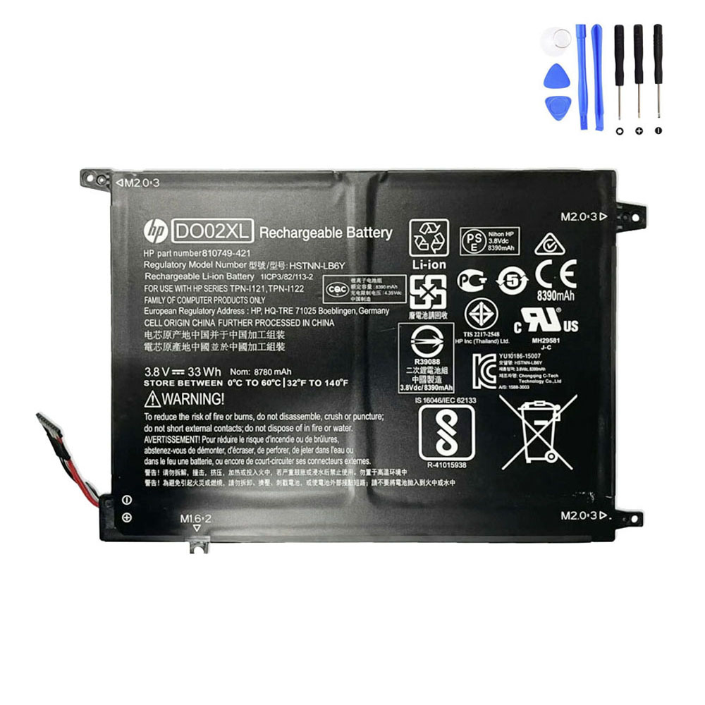 33Wh HP DO02XL Battery