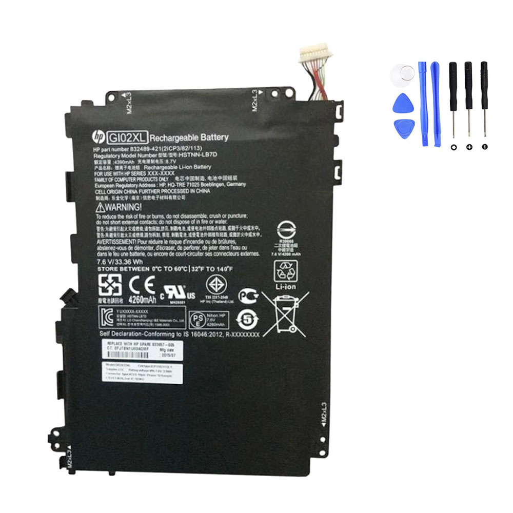 33.36Wh HP GI02XL Battery