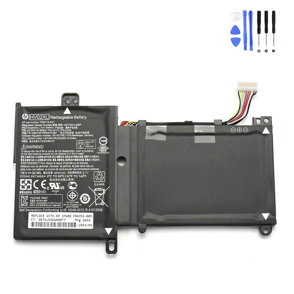 32Wh HP HV02XL Battery