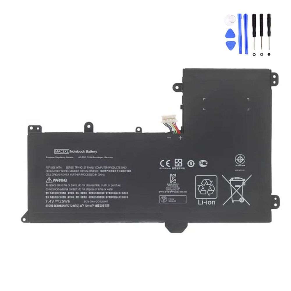 25Wh HP MA02XL Battery