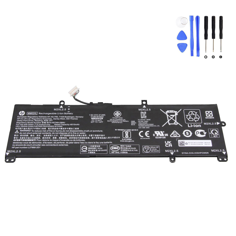 37.6Wh HP MM02XL Battery