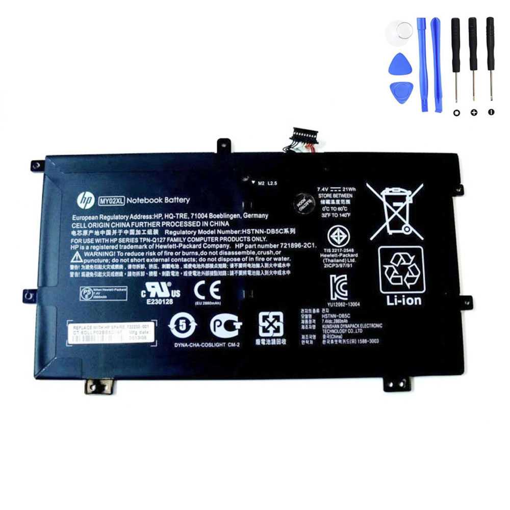21.9Wh HP MY02XL Battery