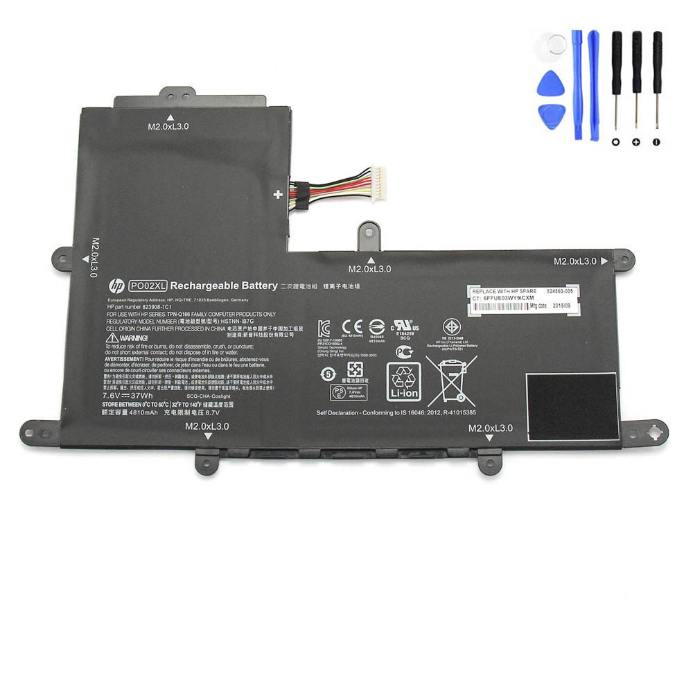 37Wh HP PO02XL Battery