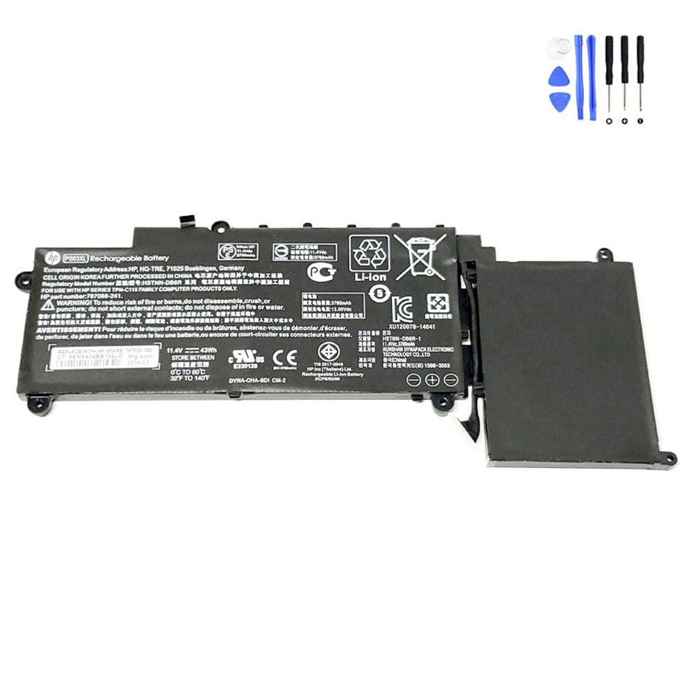 43Wh HP PS03XL Battery