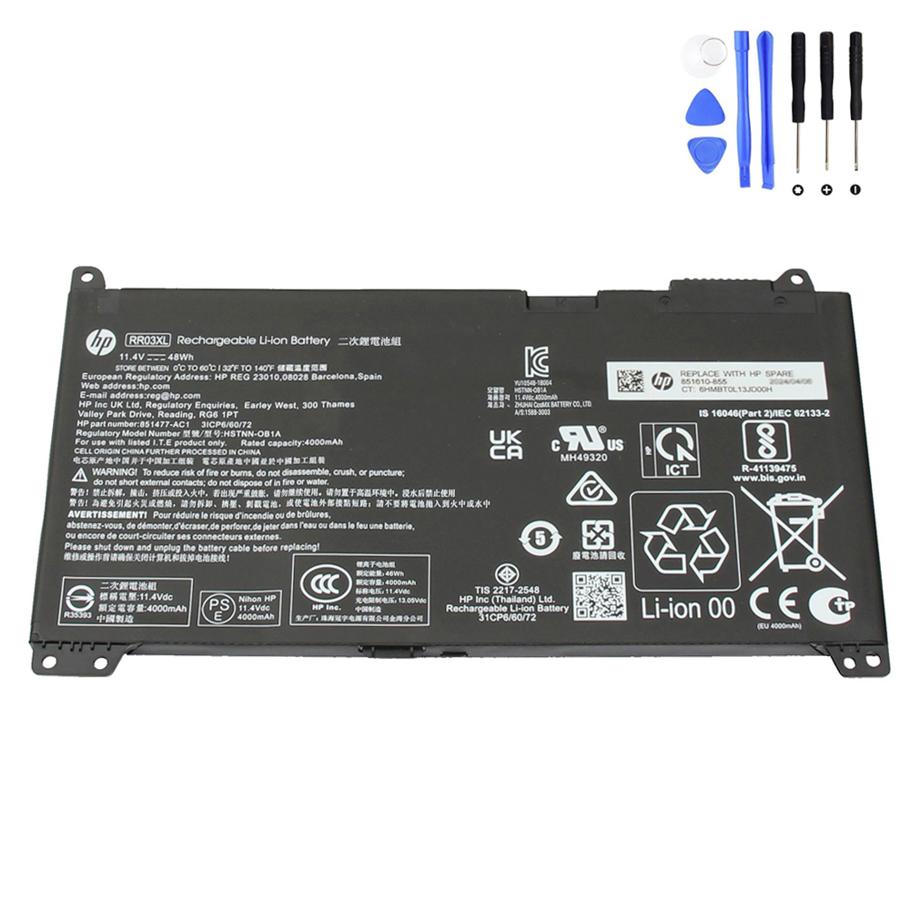 48Wh HP RR03XL Battery