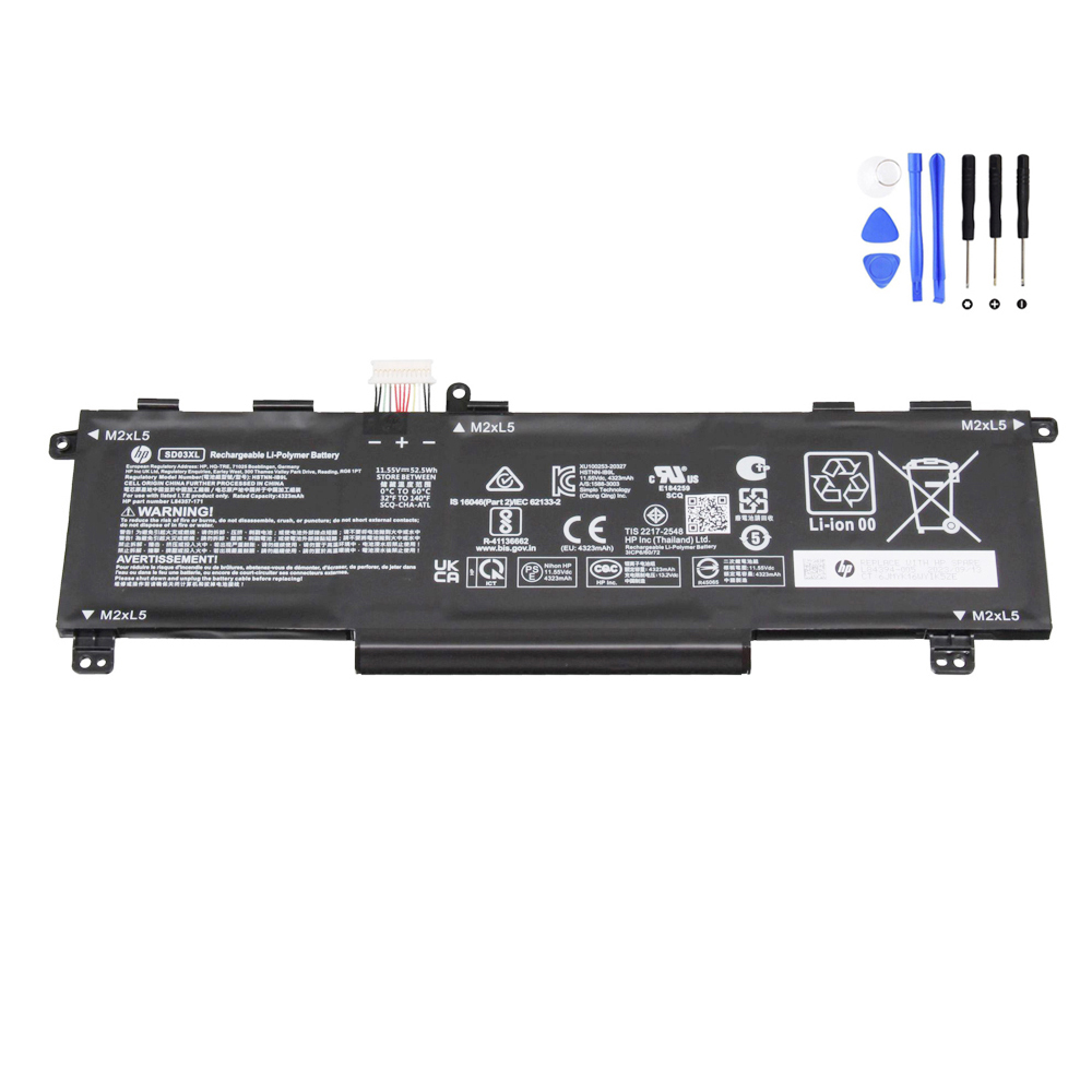 52.5Wh HP SD03XL Battery