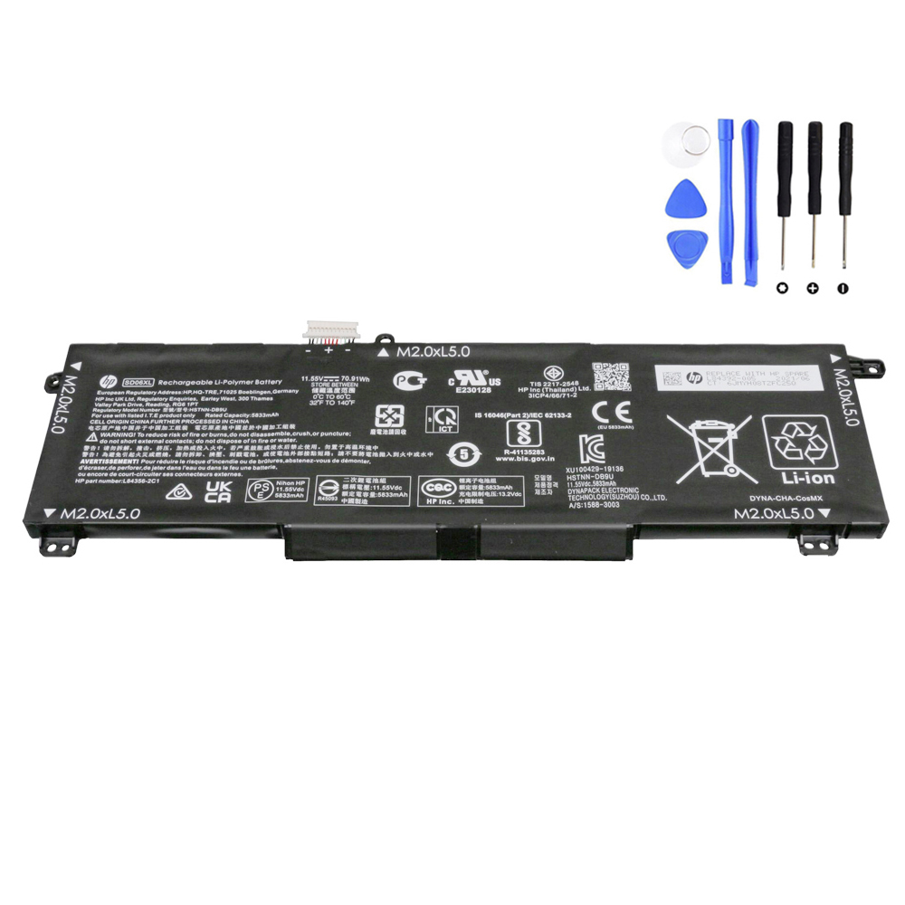 70Wh HP SD06XL Battery