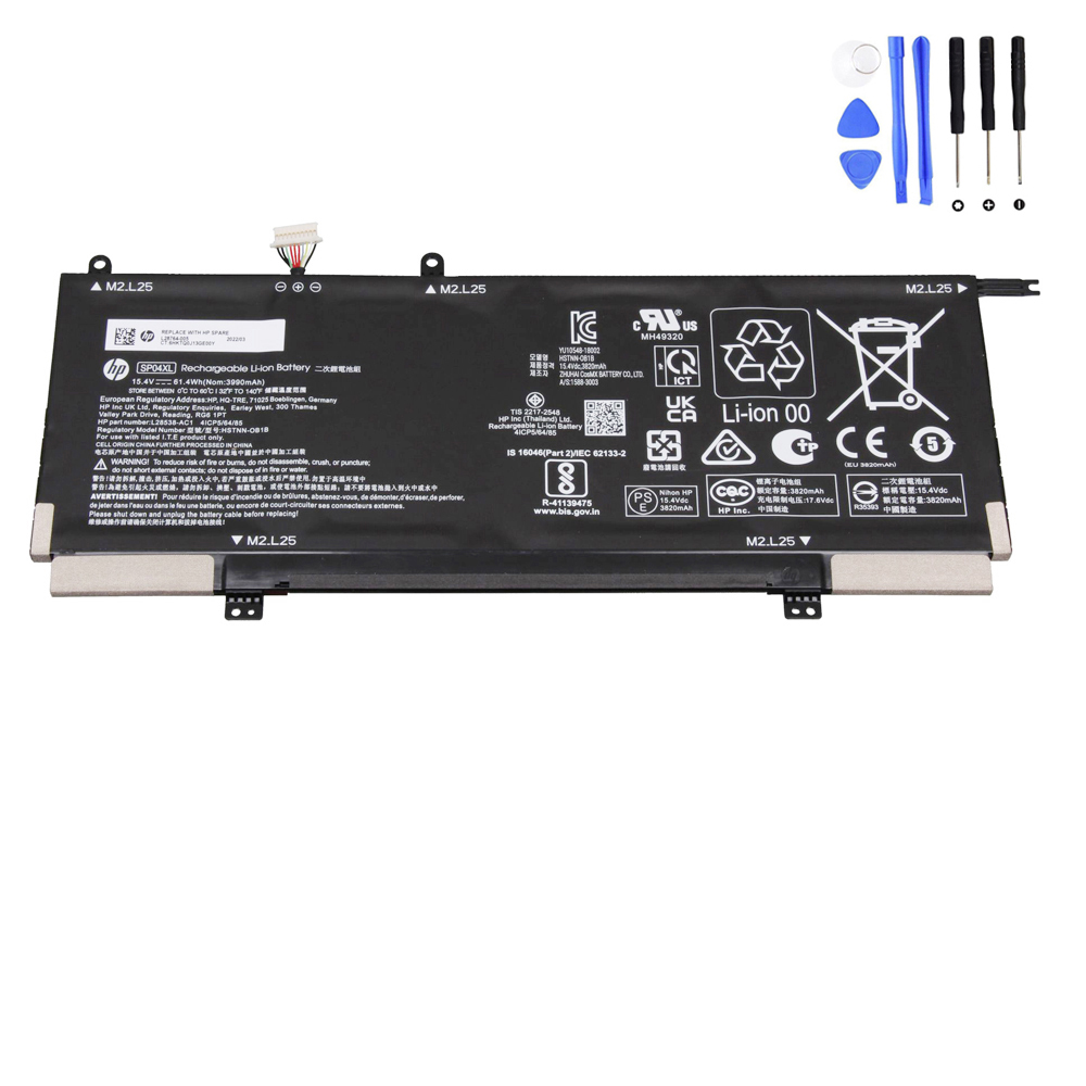 61.4Wh HP SP04XL Battery