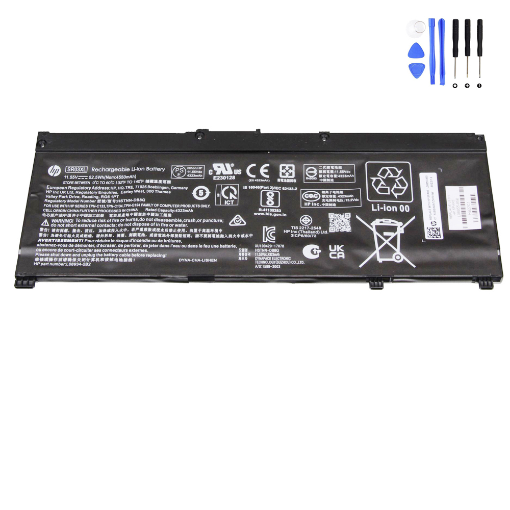 52.5Wh HP SR03XL Battery