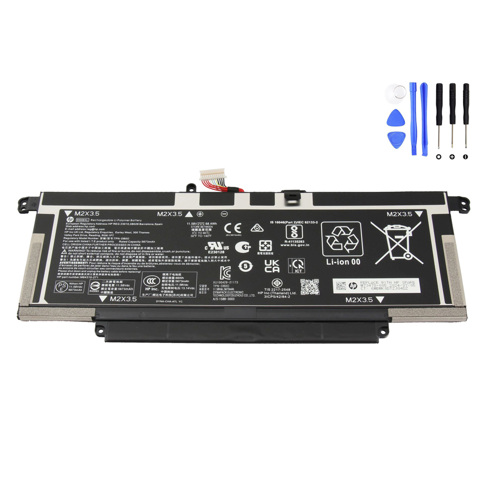 68.4Wh HP Elite Dragonfly G3 G4 SS06XL Battery