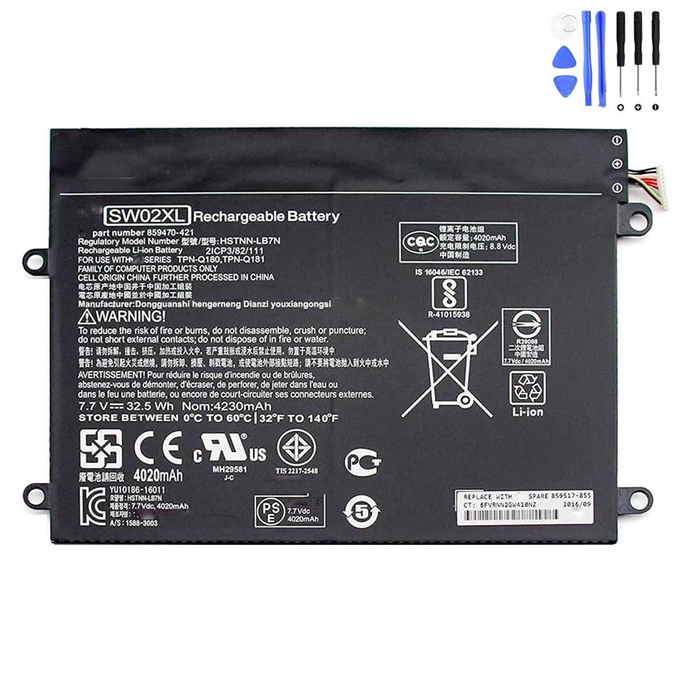 32.5Wh HP SW02XL Battery
