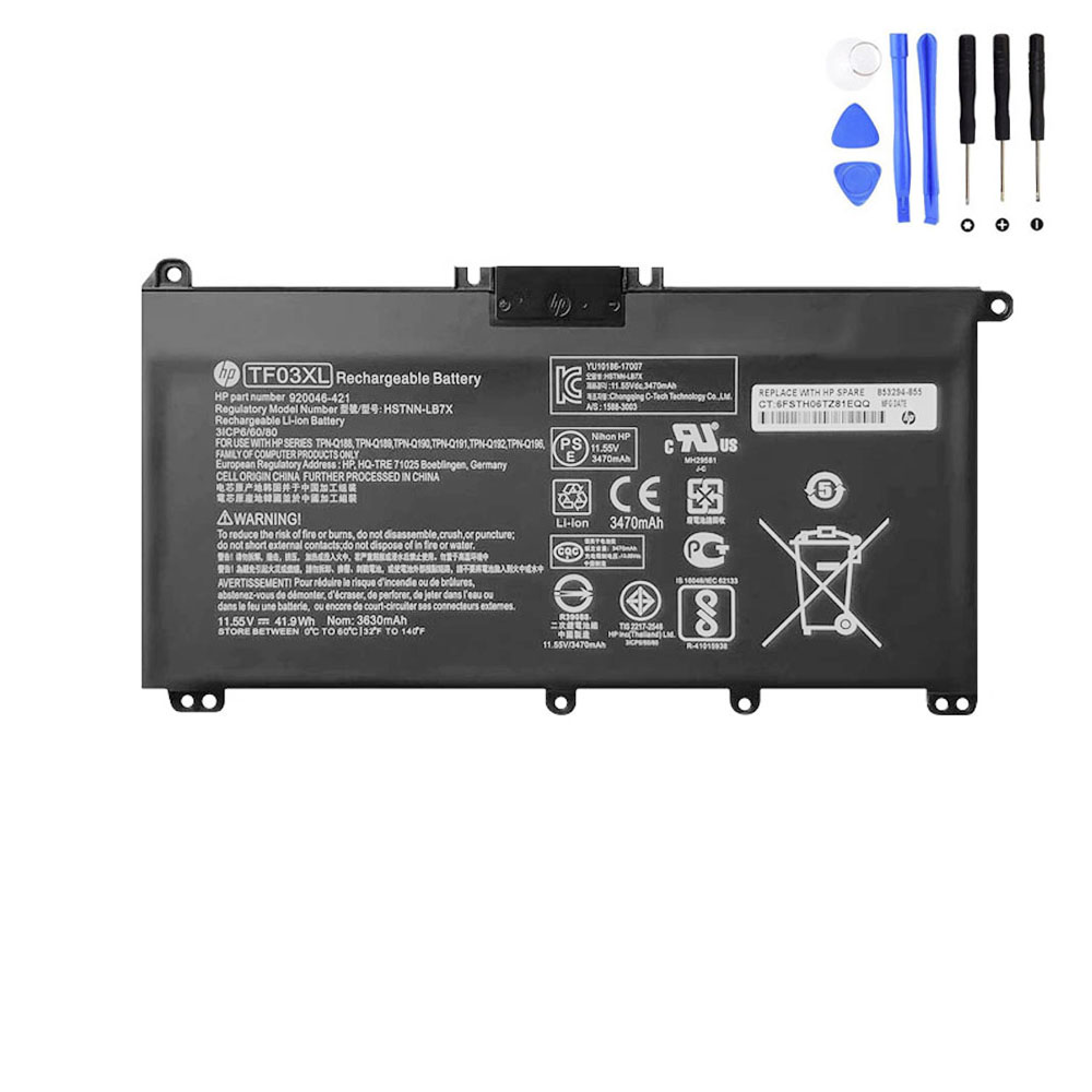 41.9Wh HP TF03XL Battery - Image 2