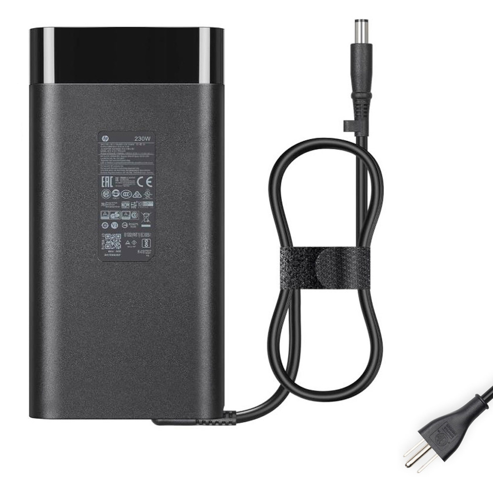 19.5V 11.8A 230W HP 7.4mm 5.0mm AC Adapter Charger with Rounded Corners