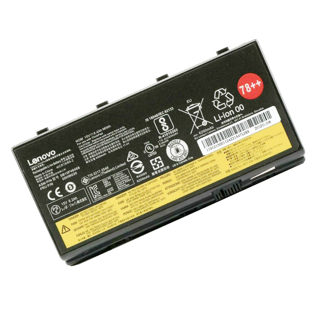 96Wh Lenovo 00HW030 Battery