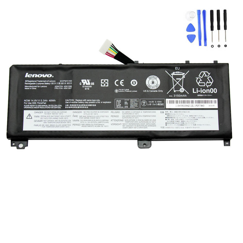 48Wh Lenovo 45N1086 Battery