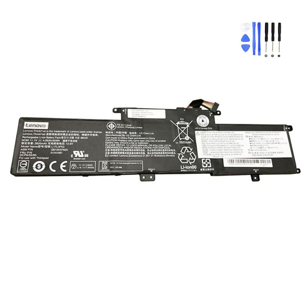 45Wh Lenovo L17C3P53 Battery