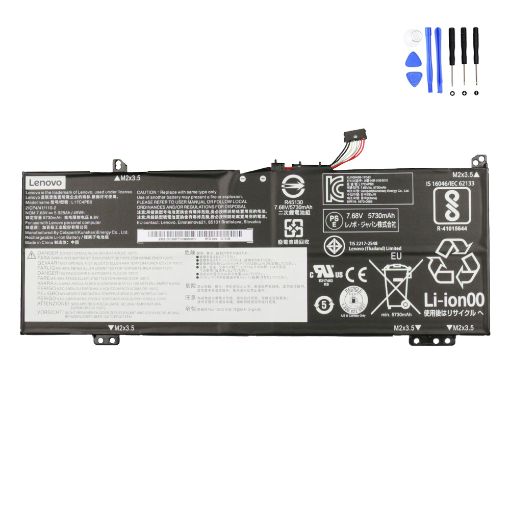 45Wh Lenovo L17C4PB0 Battery