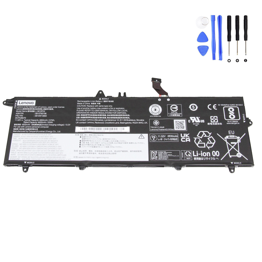 57Wh Lenovo L18C3PD2 Battery