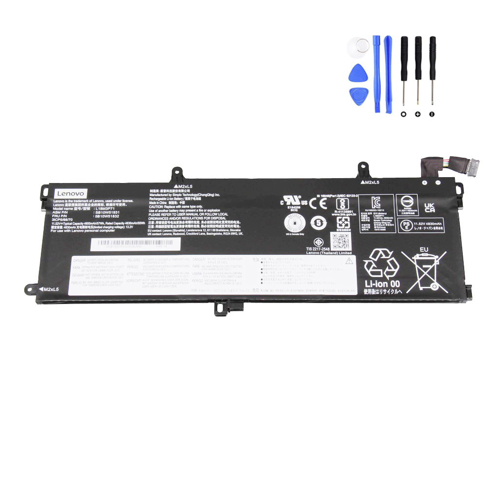 57Wh Lenovo L18M3P71 Battery