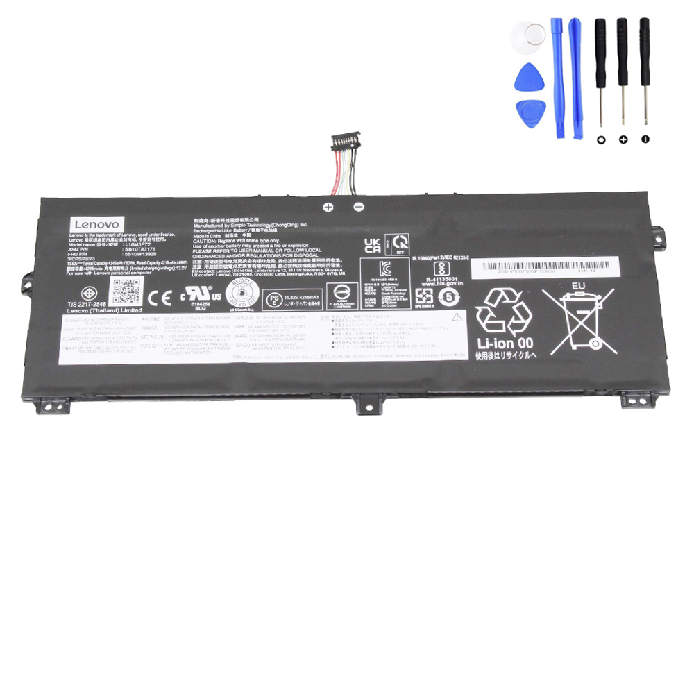 50Wh Lenovo L18M3P72 Battery