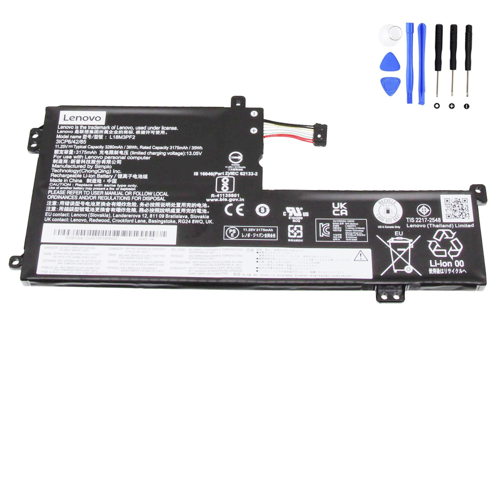 36Wh Lenovo L18M3PF2 Battery