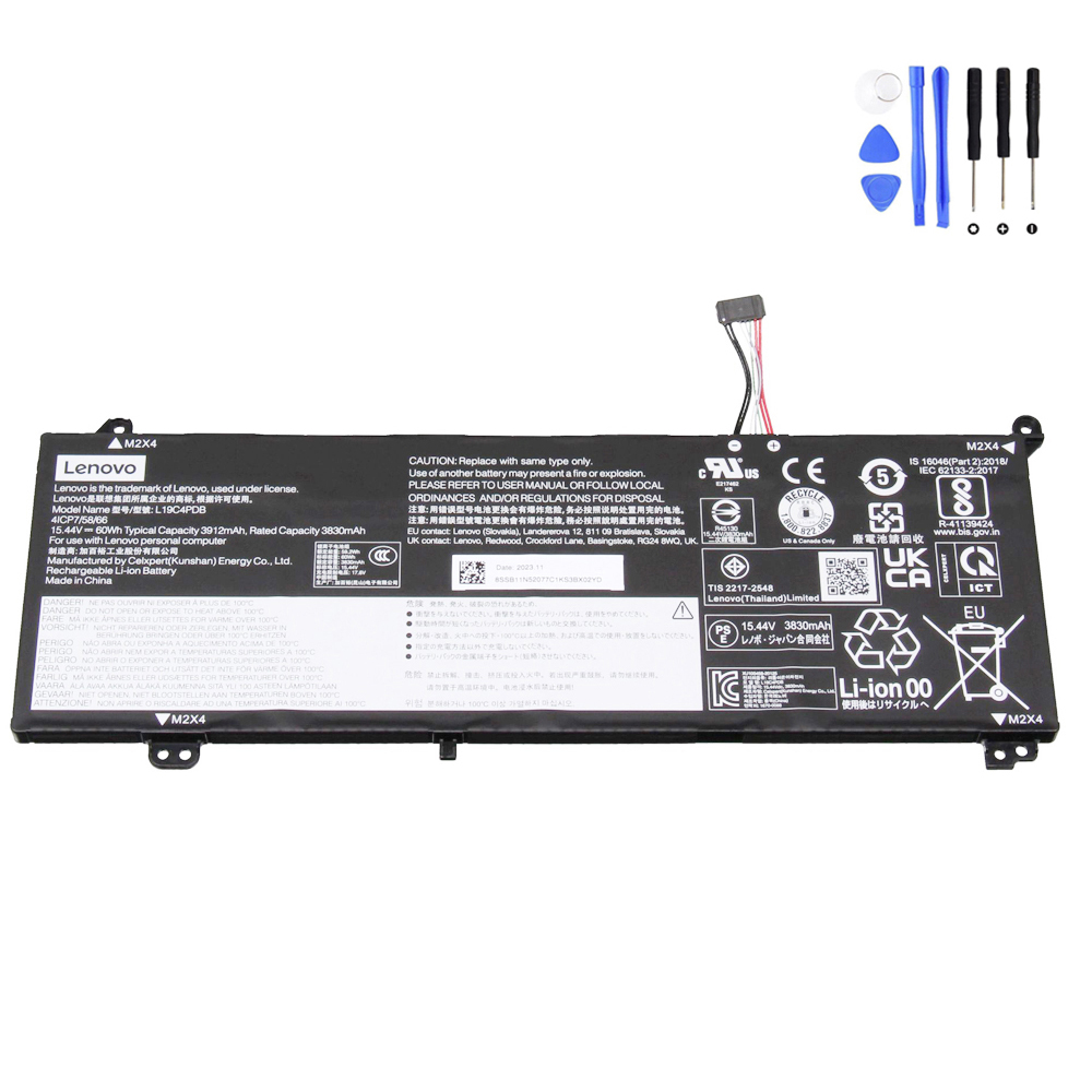 60Wh Lenovo L19C4PDB Battery