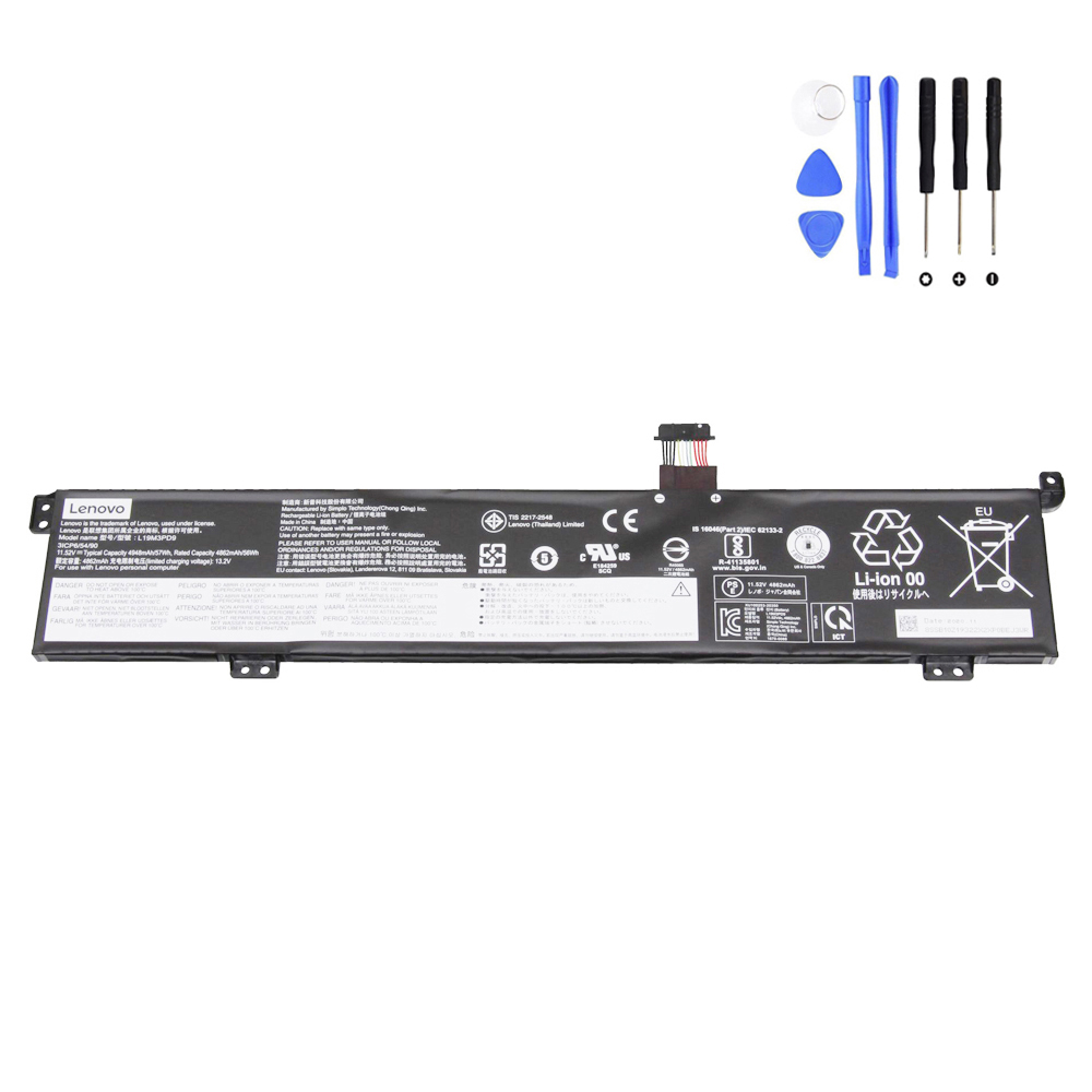 57Wh Lenovo L19M3PD9 Battery