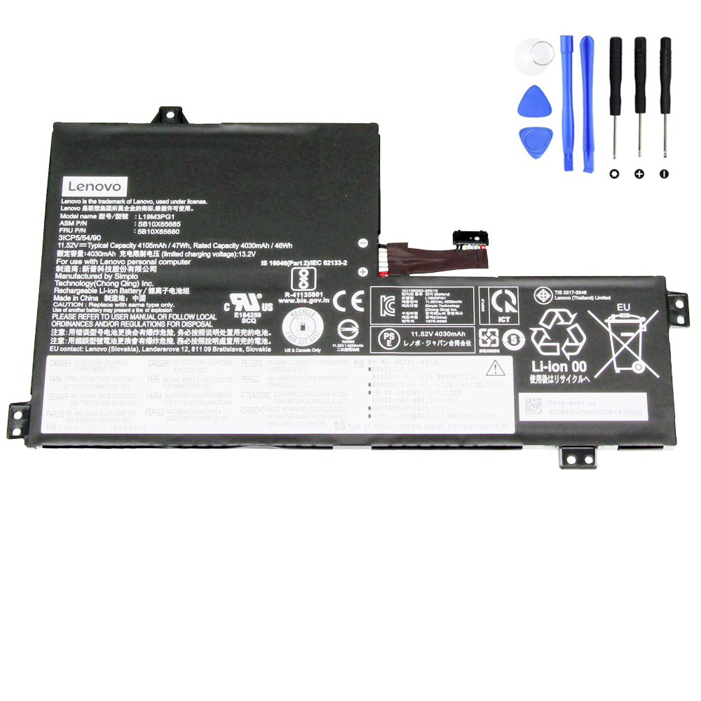 47Wh Lenovo L19M3PG1 Battery